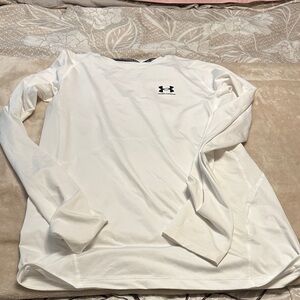 Under Armour White Performance Long Sleeve